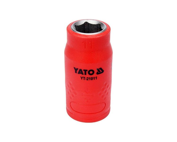 Головка торцевая диэлектрическая М11 YATO YT-21011, 3/8″, 45/28 мм, VDE до 1000 В фото