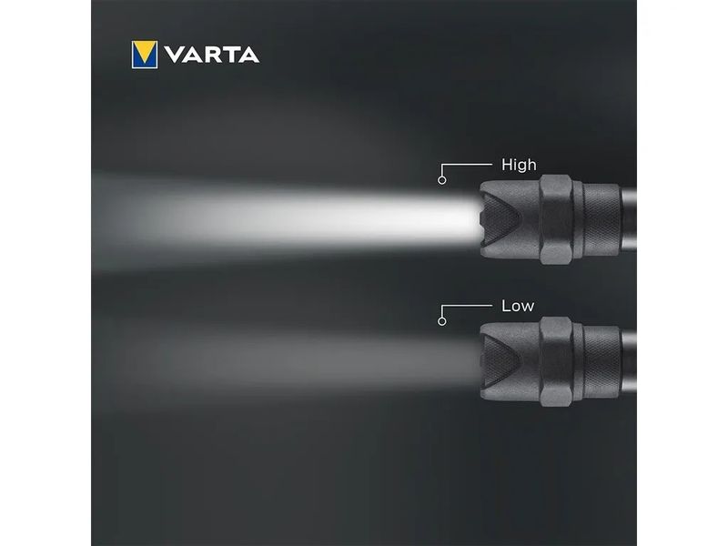 LED фонарь ударостойкий водонепроницаемый 350 лм VARTA Indestructible F20 Pro, 2хАА фото