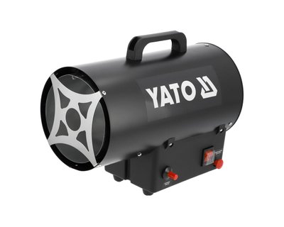 Обігрівач газовий 15 кВт YATO YT-99730, до 150 м2, п'єзопідпал, 1.09 кг/год фото