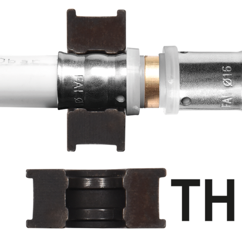 Пресс-клещи для обжимки труб PE-RT и PEX YATO YT-21750, 16-26 мм, матрица TH фото