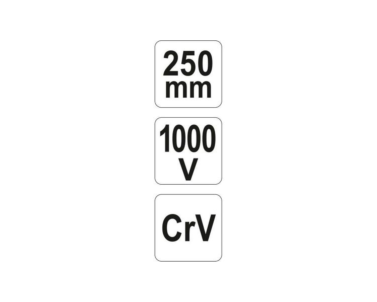 Клещи сантехнические диэлектрические YATO YT-21161 VDE 1000V, 250 мм фото