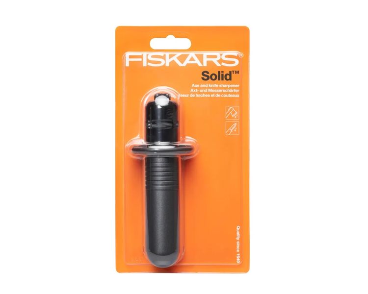 Точило для ножей с керамическим бруском FISKARS Solid, заточка 30º, 125 мм фото