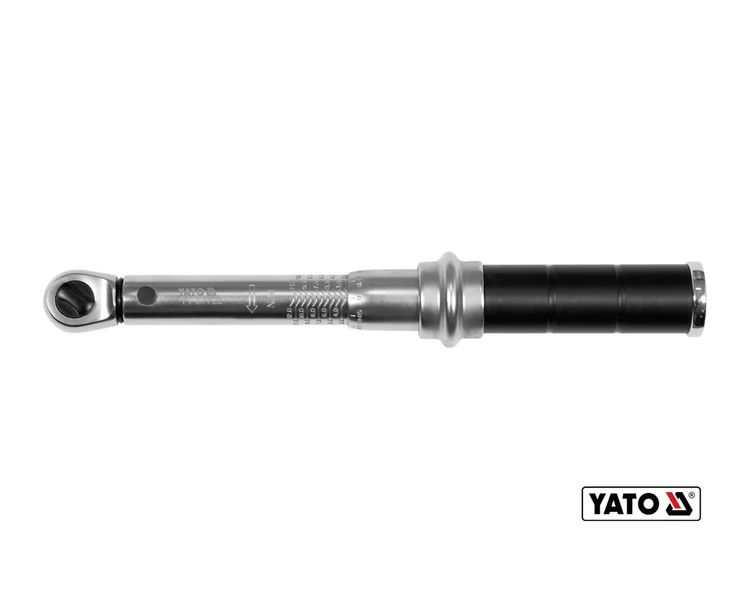 Ключ динамометрический YATO YT-07722, 1/4", 2.5-12 Нм, 288 мм фото