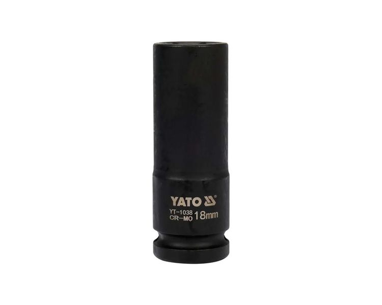 Ударная головка удлиненная М18 YATO YT-1038, 1/2", 78 мм, CrMo фото