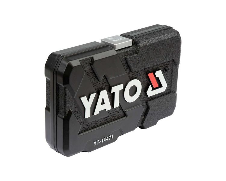 Набір головок та насадок YATO YT-14471, 1/4", М3.5-14 мм, 38 од. фото