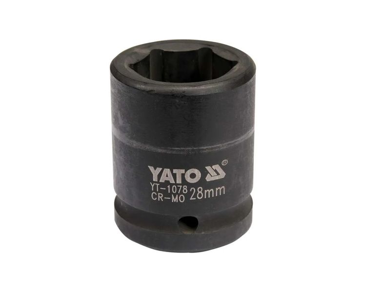 Головка ударная М28 шестигранная YATO YT-1078, 3/4", 53 мм фото