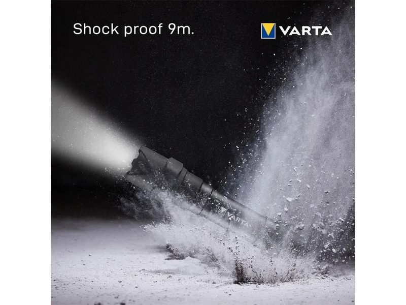 LED фонарь ударостойкий водонепроницаемый 650 лм VARTA Indestructible F30 Pro, 6хАА фото