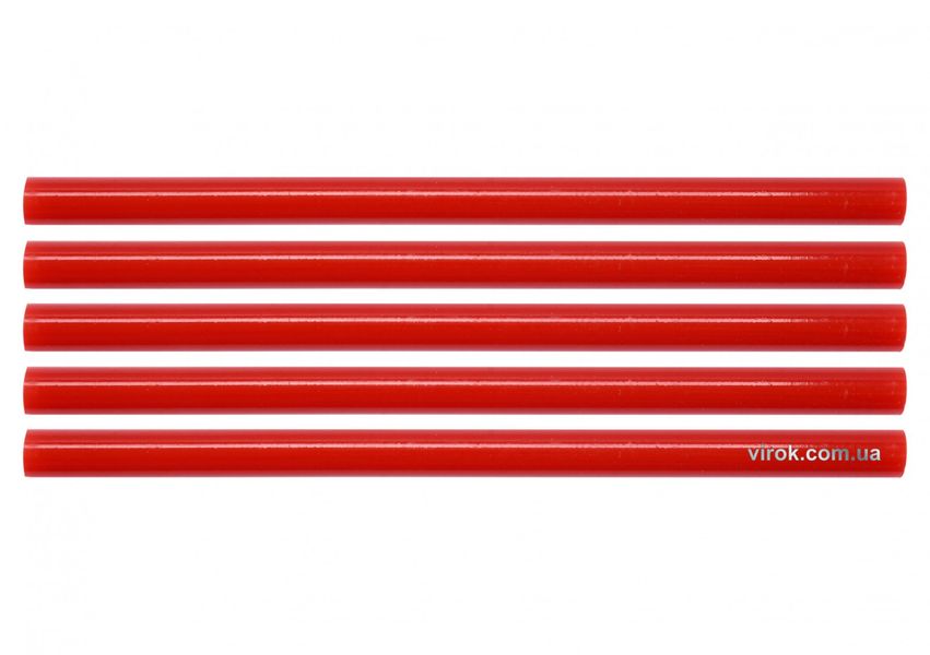 Стержни клеевые красные YATO, 11.2х200 мм, 5 шт. фото