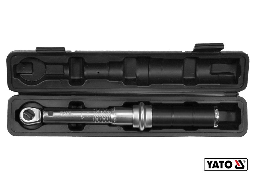 Ключ динамометрический YATO YT-07722, 1/4", 2.5-12 Нм, 288 мм фото