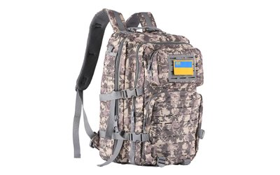 Рюкзак тактический 2E Tactical 36 L, светлый камуфляж, 29x46x26 см фото