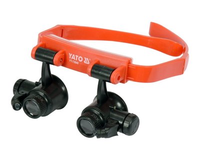 Очки-лупы для точных работ YATO YT-73840, кратность увеличения до х25 фото