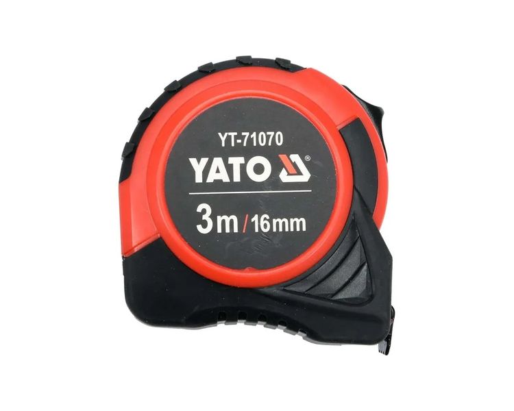 Рулетка ударопрочная 3 м YATO YT-71070, 16 мм фото