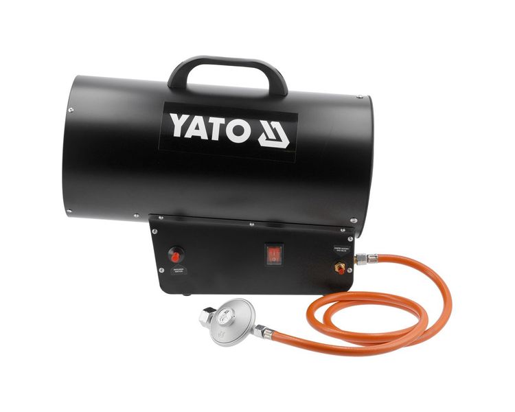 Обогреватель газовый 30 кВт YATO YT-99733, до 300 м2, пьезоподжиг, 2.18 кг/ч фото