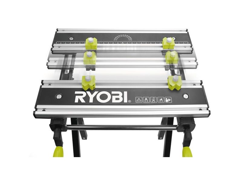 Верстак столярный/слесарный складной RYOBI RWB03, 600х570х760 мм, до 100 кг, регулируемая высота фото