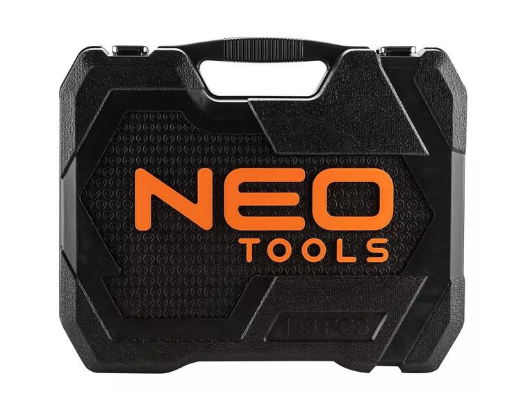 Набір інструментів NEO TOOLS 08-945 універсальний, 143 од., 1/2"-1/4", М8-27 мм фото