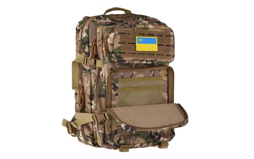 Рюкзак тактический 2E Tactical 36 L, зеленый камуфляж, 29x46x26 см фото