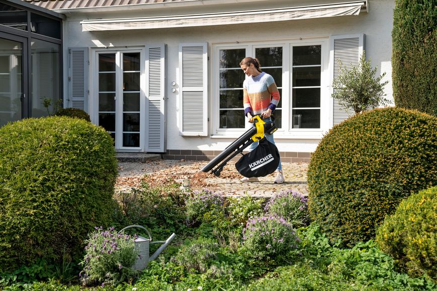 Karcher BLV 18-200 (1.444-100.0) воздуходув-пылесос садовый аккумуляторный 18В, 200 км/ч (без АКБ) фото