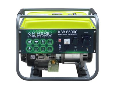 Бензиновый генератор 5.5 кВт Könner & Söhnen KSB 6500C, AVR, ручной старт, 66 кг фото