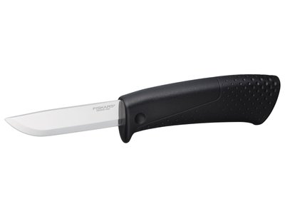 Нож универсальный Fiskars 1023617 с точилом, общая длина 211 мм фото