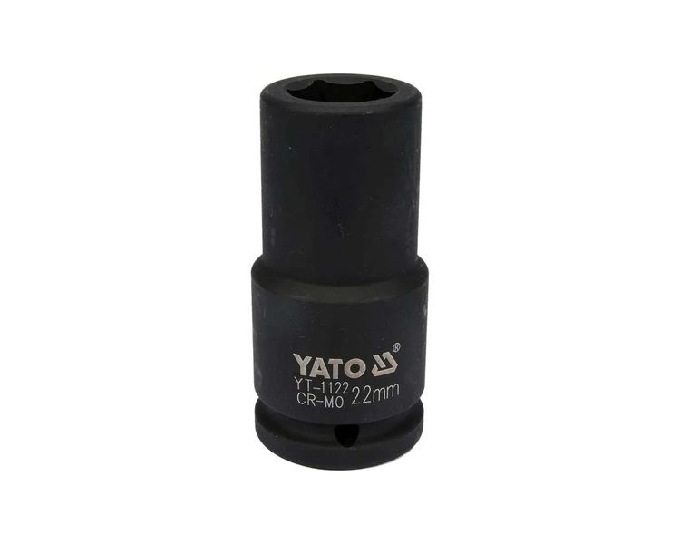 Ударная головка удлиненная М22 YATO YT-1122, 3/4", 90 мм, CrMo фото
