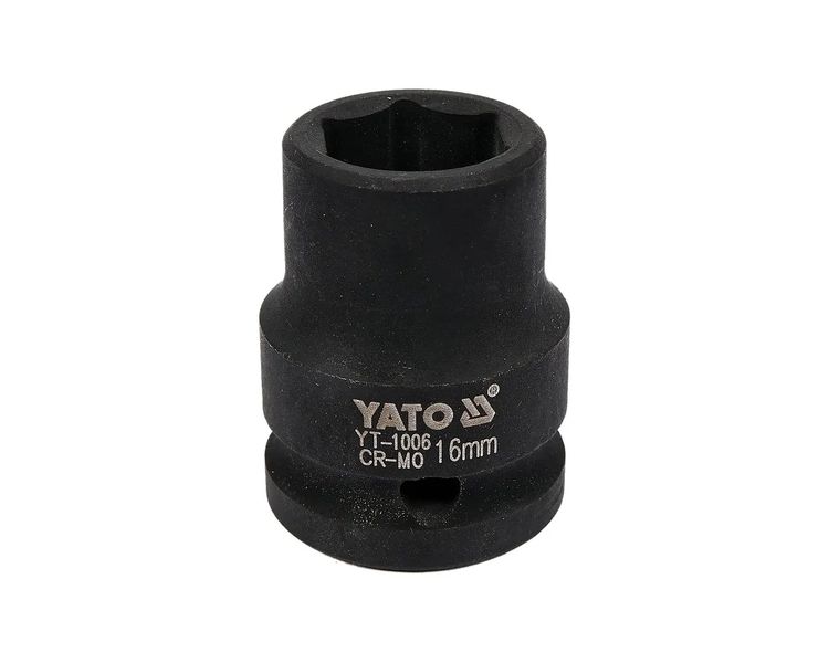 Головка ударна М16 шестигранна YATO YT-1006, 1/2", 39 мм фото