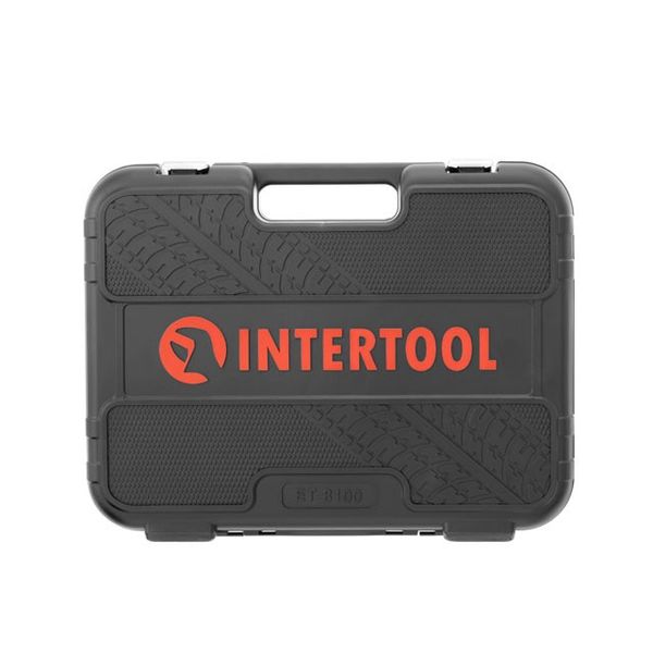 Набір інструментів INTERTOOL ET-8100, 1/2″-1/4″, М8-32 мм, 100 од фото