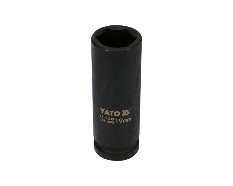 Ударная головка удлиненная М19 YATO YT-1039, 1/2", 78 мм, CrMo фото
