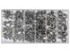 Гайки нержавіючі М3-М10 в органайзері YATO YT-06773, 300 шт. фото 1