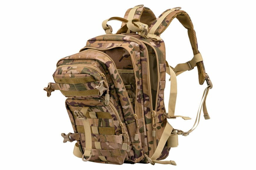 Рюкзак тактический 2E Tactical 25 L Multi Camo, светлый камуфляж, 27x44x26 см фото