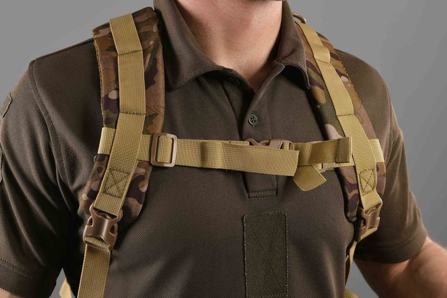 Рюкзак тактичний 2E Tactical 25 L Multi Camo, світлий камуфляж, 27x44x26 см фото