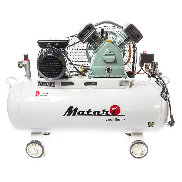 Компрессор ременной MATARI M290C22-1, 2.2 кВт, 100 л, 290 л/мин фото