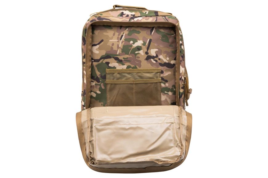 Рюкзак тактический 2E Tactical 45 L, светлый камуфляж, 37x53x24 см фото