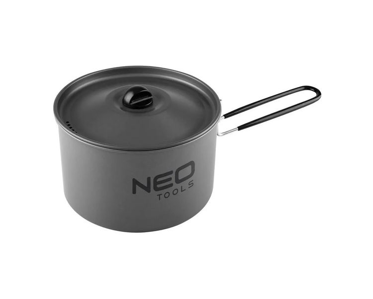 Алюминиевая посуда для похода NEO TOOLS 63-145 (кастрюля+сковородка+чайник) фото