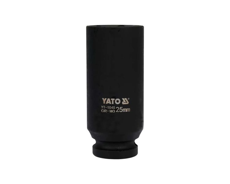 Головка ударна подовжена М25 YATO YT-1045, 1/2", 78 мм, CrMo фото