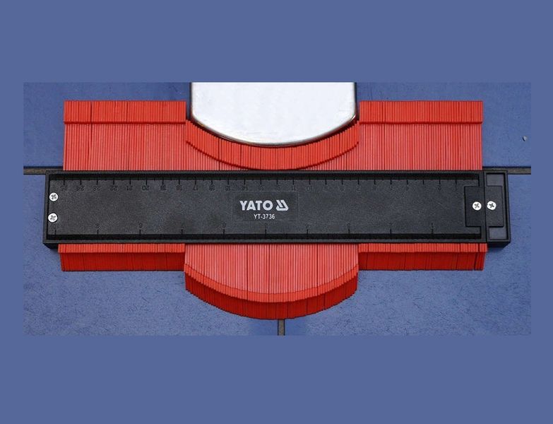 Шаблон профілів з магнітом YATO YT-3736, 535х100 мм фото