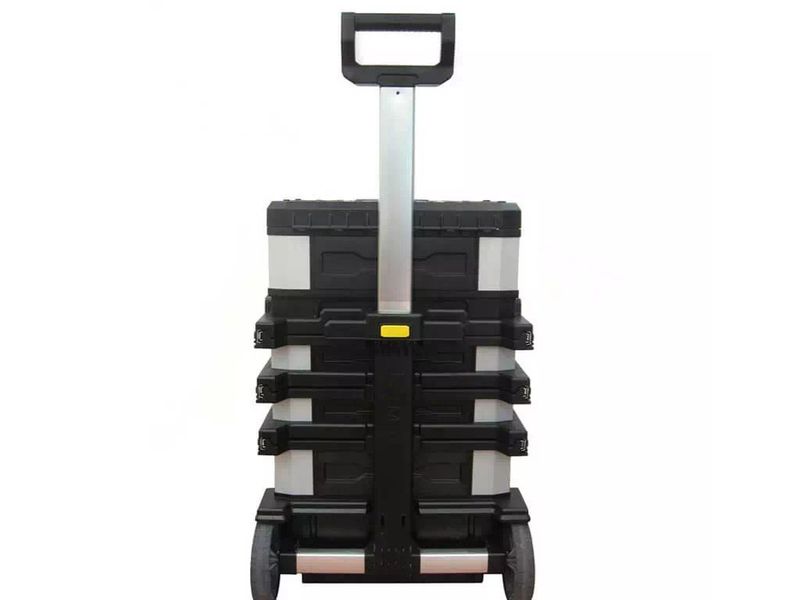 Ящик для инструментов металлопластиковый на колесах STANLEY "FatMax", 893х568х389 мм фото
