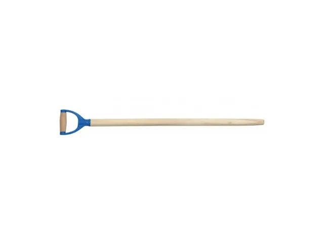 Держак для лопат дерев'яний 90 см VOREL 99412, Ø 36 мм, пластикова рукоятка "DY" фото