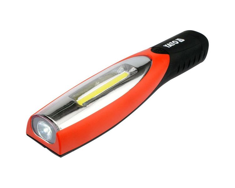 LED светильник аккумуляторный с фонариком YATO YT-08502, 3.7В, 3.6Ач, 180 Лм фото