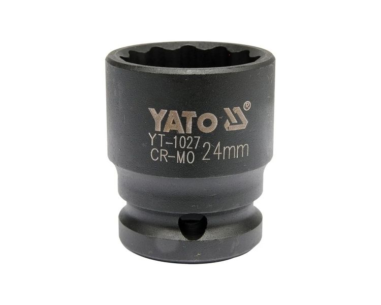 Головка ударна М24 для ступиць YATO YT-1027, 1/2", 39 мм фото
