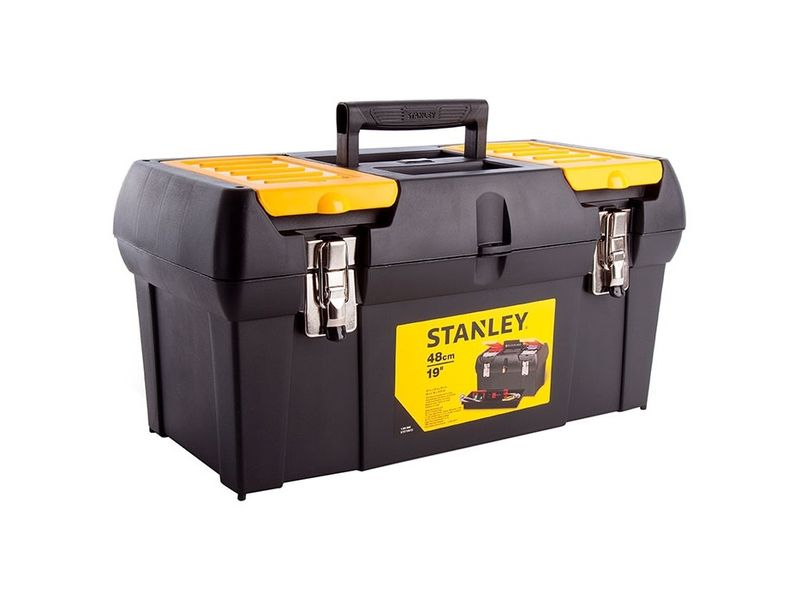Ящик для інструменту STANLEY серія 2000, 49х26х24 см, 2 органайзера, лоток, металеві замки фото