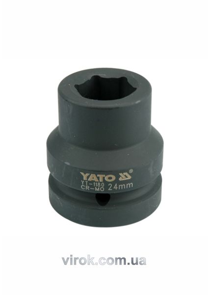 Головка ударна шестигранна YATO 1" М24, 59 мм фото