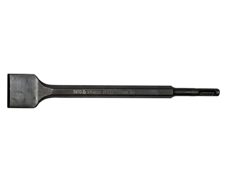 Зубило плоское SDS-Plus лопатка 40 мм YATO YT-4723, 14х250 мм, Cr-V фото