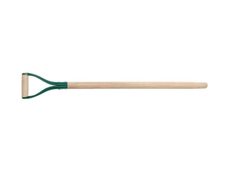 Держак для лопат дерев’яний 90 см VOREL 99413, Ø 36 мм, металева рукоятка “DY” фото