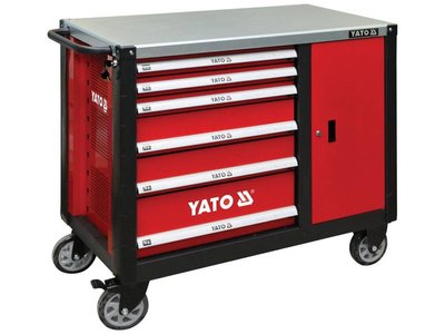 Шкаф инструментальный для СТО YATO YT-09002, 6 ящиков, 1000x1130x570 мм фото