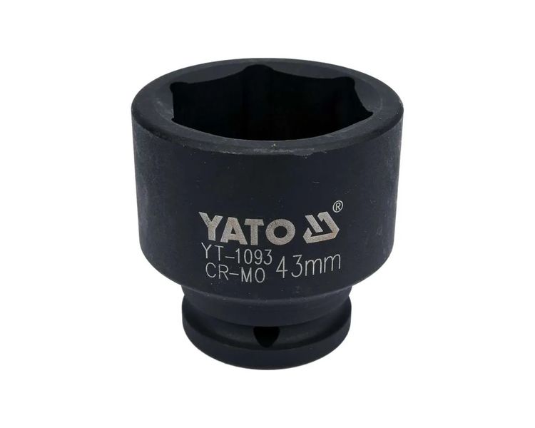 Головка ударная М43 шестигранная YATO YT-1093, 3/4", 57 мм фото