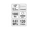 Гайковерт пневматический ударный в металлическом корпусе 1000 Нм YATO YT-09528, 1/2", 120 л/мин фото 4