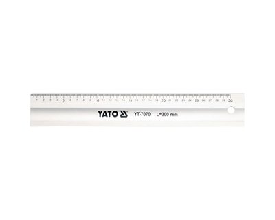 Лінійка алюмінієва YATO YT-7070, 300 мм фото
