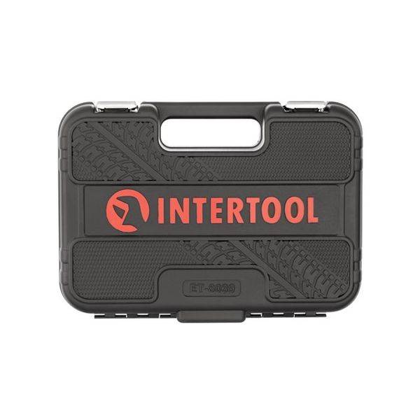 Набор инструментов INTERTOOL ET-8039, 3/8", М8-22 мм, 39 ед. фото