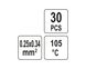 Кембрики термоусадочні з оловом 0.25-0.34 мм² YATO YT-81440, 105 °C, 30 шт фото 4