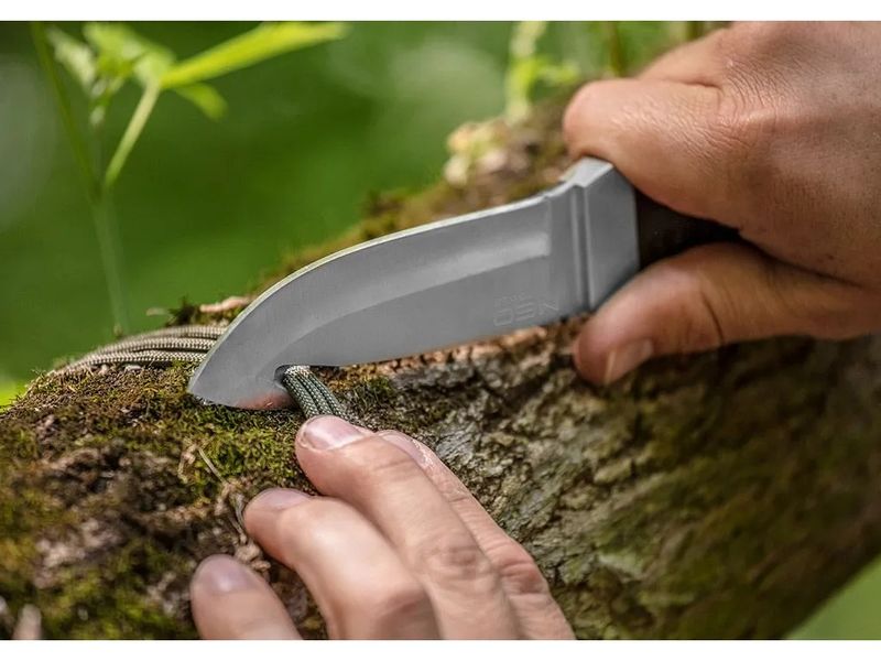 Нож тактический нержавеющее лезвие 13 см NEO TOOLS 63-116, ручка дерево фото